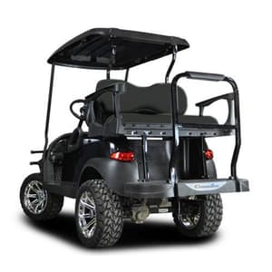 Club Car Precedent MadJax® Genesis 300 Rear Seat with Deluxe Black Seat Cushions (Years 2004-Up)