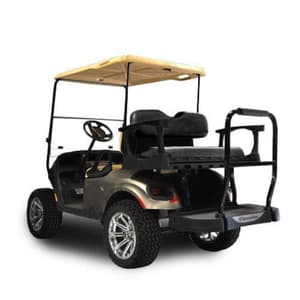 EZGO RXV MadJax® Genesis 300 Rear Seat with Standard Black Seat Cushions (Years 2008-2015)