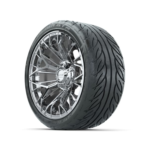 15 in GTW® Stellar Chrome Wheels with 215/40-R15 Fusion GTR Street Tires