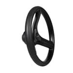 Gussi Italia® Brenta Black/Carbon Fiber Steereing Wheel for EZGO