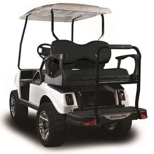 Club Car DS MadJax® Genesis 300 Rear Seat with Deluxe Black Seat Cushions (Years 2000-Up)