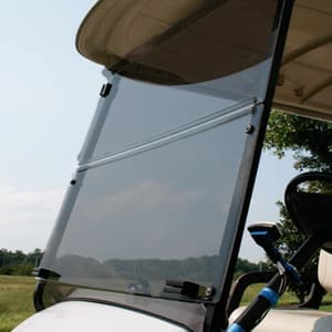 RedDot Yamaha G29/Drive Tinted 3/16″ Thick Acrylic Folding Windshield with Factory Tops (Years 2007-2016)