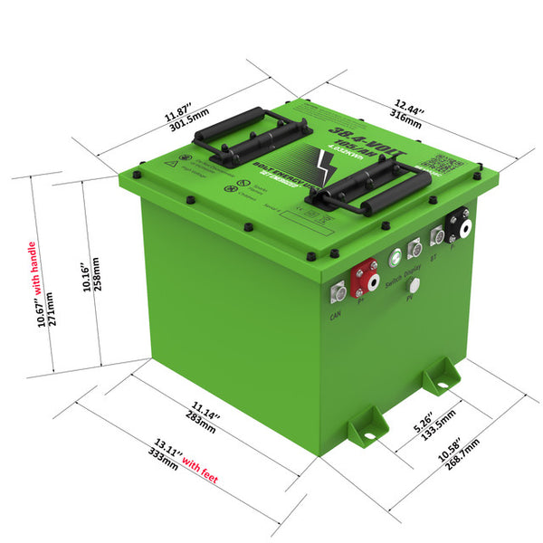 Bolt Energy USA - Lithium Battery 36-Volt / 105-AH Professional kit “Classic”