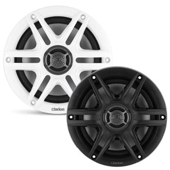 6.5″ Marine Coaxial Speaker (Sport Grill White & Black Incl.)