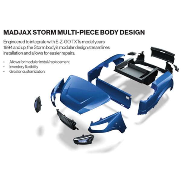 MadJax® Storm Body Kit for EZGO TXT – Sea Storm