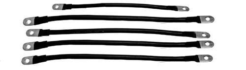 Heavy-Duty 4-Gauge Battery Cable Set for Yamaha G22 48V (2003-2007)