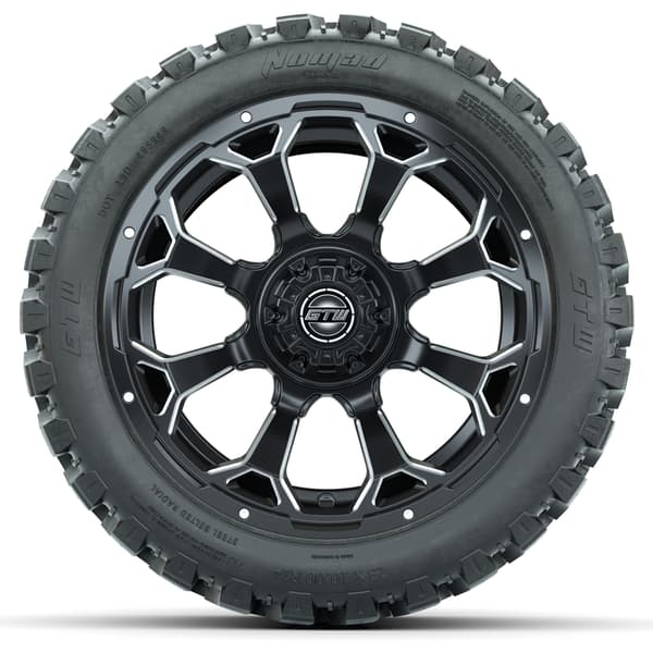 14" GTW Raven Wheels with 23x10-14 GTW Nomad All-Terrain Tires