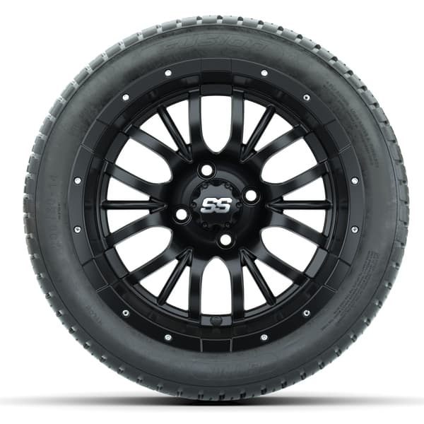 14" GTW Diesel Wheels with 205/30-14 Fusion Street Tires