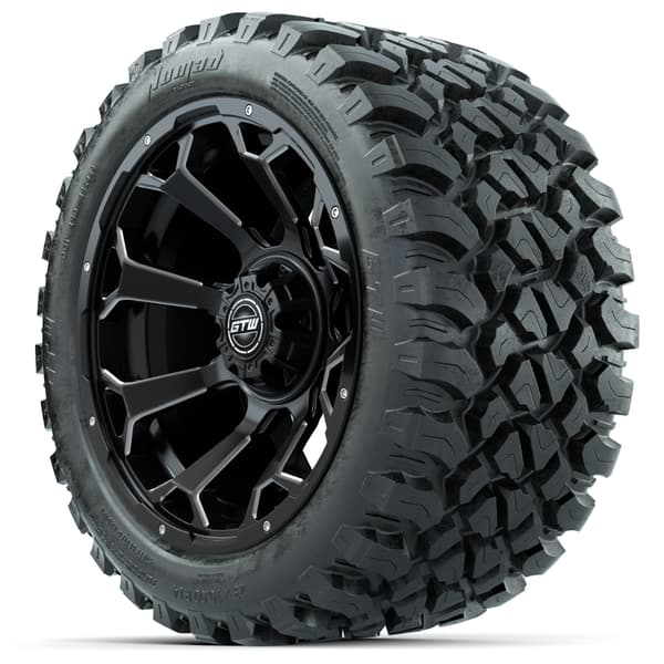 14" GTW Raven Wheels with 23x10-14 GTW Nomad All-Terrain Tires