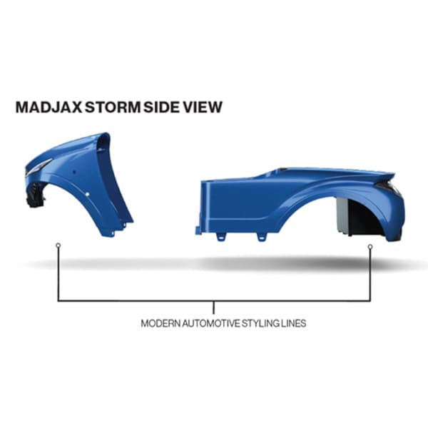 MadJax® Storm Body Kit for EZGO TXT – Admiral Blue Metallic