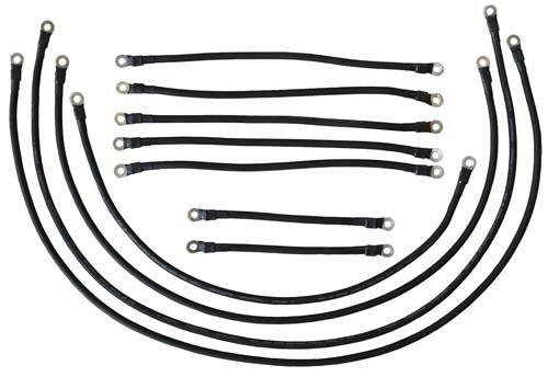 4-Gauge 600A Heavy-Duty Weld Cable Set for Yamaha G19-G22 (1996-2007)