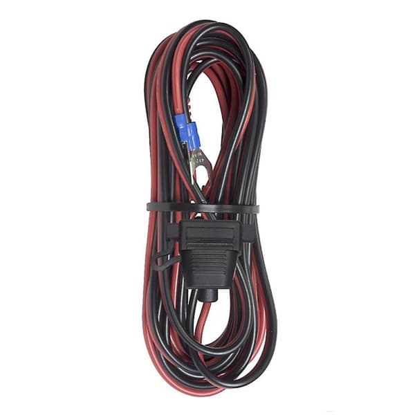 Bazooka 12’ Power Cord with Fuse Holder (For Front Mount or Stretch Vehicles)