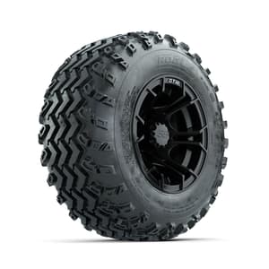 GTW Spyder 10" Matte Black Wheels with 20x10-10 Rogue All-Terrain Tires - Full Set