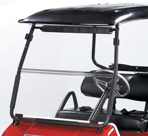 RedDot Club Car DS 1/4″ Folding Clear Windshield (Years 2000-Up)