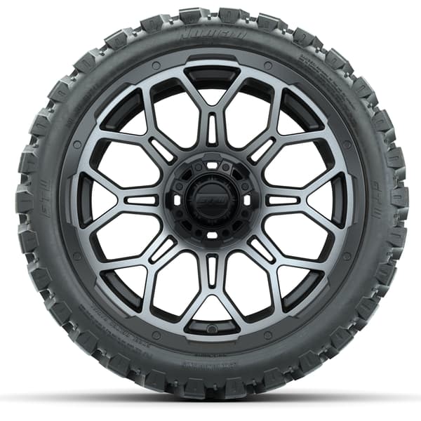 15″ GTW Bravo Matte Gray Wheels with 23x10-R15 Nomad All-Terrain Tires