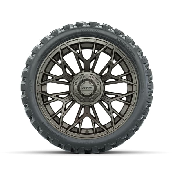 15 in GTW® Stellar Matte Bronze Wheels with 23x10-R15 Nomad All-Terrain Tires