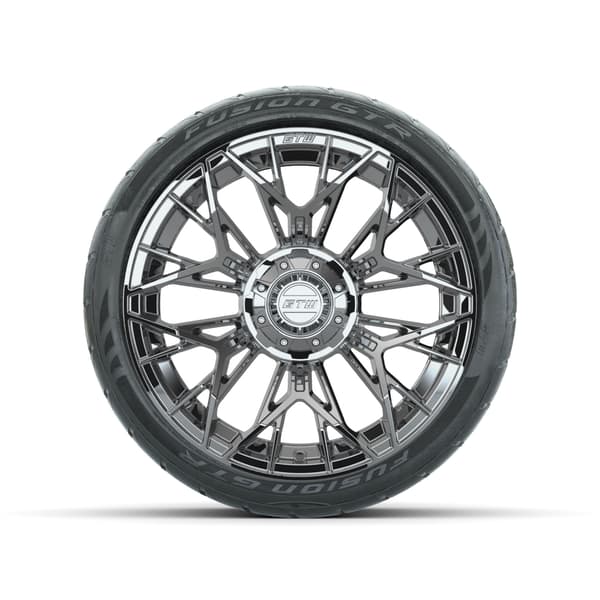 15 in GTW® Stellar Chrome Wheels with 215/40-R15 Fusion GTR Street Tires