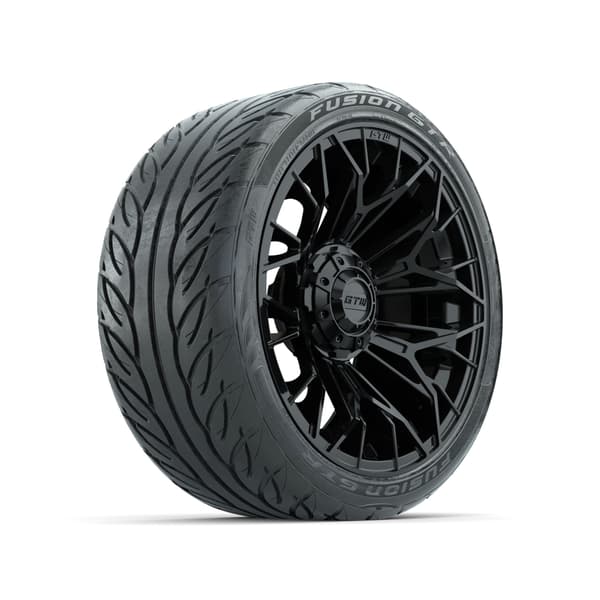 15 in GTW® Stellar Black Wheels with 215/40-R15 Fusion GTR Street Tires