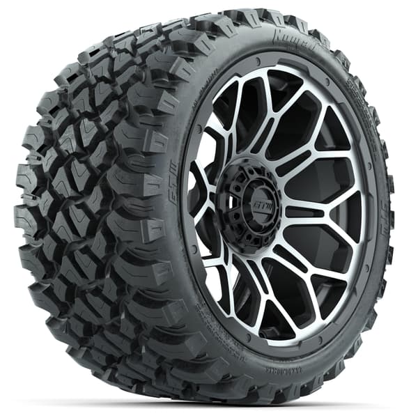 15″ GTW Bravo Matte Gray Wheels with 23x10-R15 Nomad All-Terrain Tires