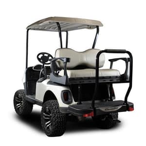 EZGO RXV MadJax® Genesis 250 Rear Seat with Deluxe Sandstone Seat Cushions (Years 2008-Up)