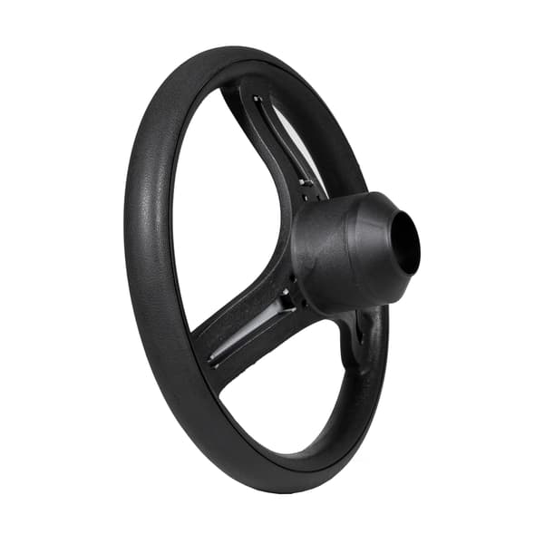 Gussi Italia® Brenta Black/Carbon Fiber Steereing Wheel for EZGO