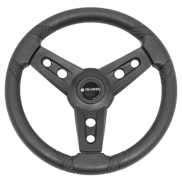 Gussi Italia® Lugana Black Steering Wheel For All EZGO TXT / RXV Models