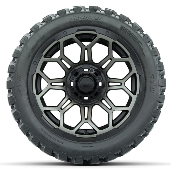 14 in GTW Bravo Wheels with 23x10-14 GTW Nomad All-Terrain Tires