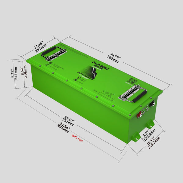 LITHIUM BATTERY Bolt Energy USA: 48-Volt(51.2V) / 160-AH Professional kit “Big”