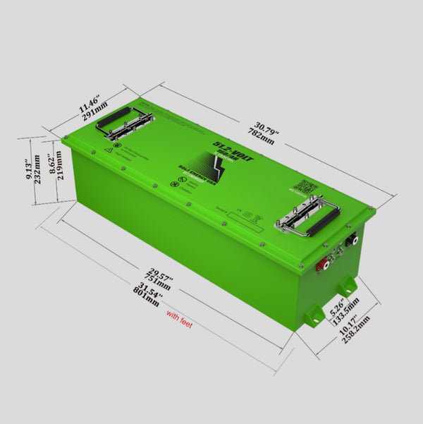 LITHIUM BATTERY Bolt Energy: 48V(51.2) 160AH  Standard Kit - "BIG" HIGH OUTPUT GOLF CART