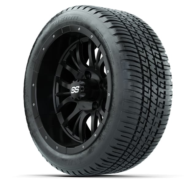 14" GTW Diesel Wheels with 205/30-14 Fusion Street Tires