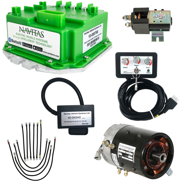 Navitas TSX3.0 DC Motor & Controller Torque Package - EZGO TXT 36V (DCS)