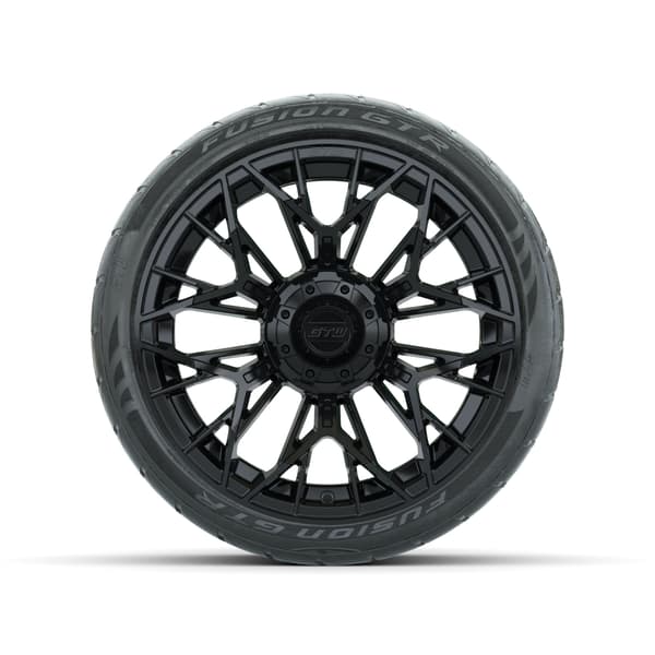 15 in GTW® Stellar Black Wheels with 215/40-R15 Fusion GTR Street Tires