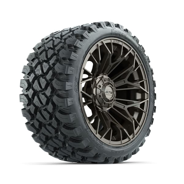 15 in GTW® Stellar Matte Bronze Wheels with 23x10-R15 Nomad All-Terrain Tires