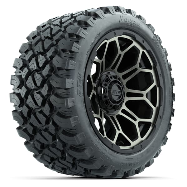 14 in GTW Bravo Wheels with 23x10-14 GTW Nomad All-Terrain Tires