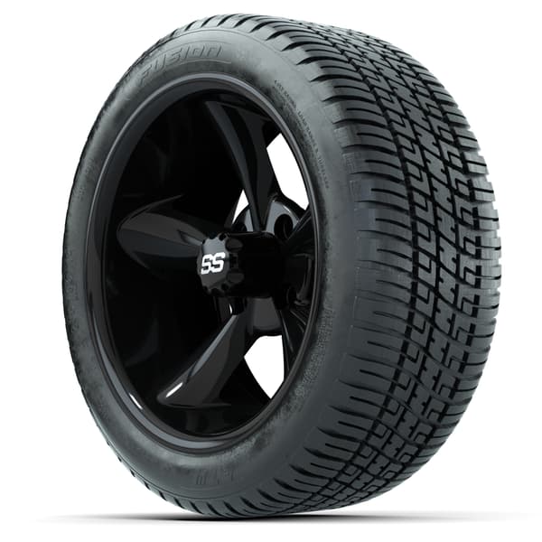 14"  GTW Godfather Wheels with 205/30-14 Fusion Street Tires