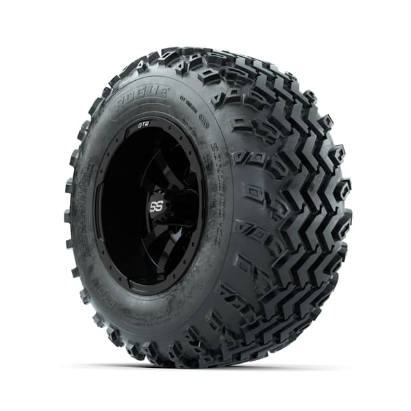 GTW Storm Trooper 10" Black Wheels with 20x10-10 Rogue All-Terrain Tires - Full Set