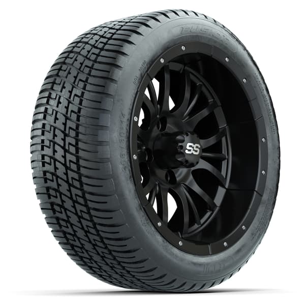 14" GTW Diesel Wheels with 205/30-14 Fusion Street Tires