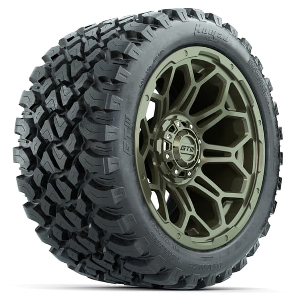 14 in GTW Bravo Wheels with 23x10-14 GTW Nomad All-Terrain Tires