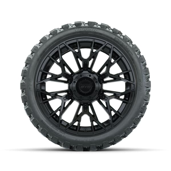 15 in GTW® Stellar Black Wheels with 23x10-R15 Nomad All-Terrain Tires