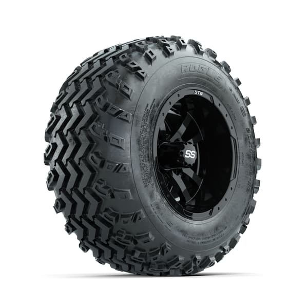 GTW Storm Trooper 10" Black Wheels with 20x10-10 Rogue All-Terrain Tires - Full Set