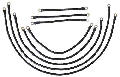 600-Amp 4-Gauge Weld Cable Set for 2007-2016 Yamaha G29/Drive